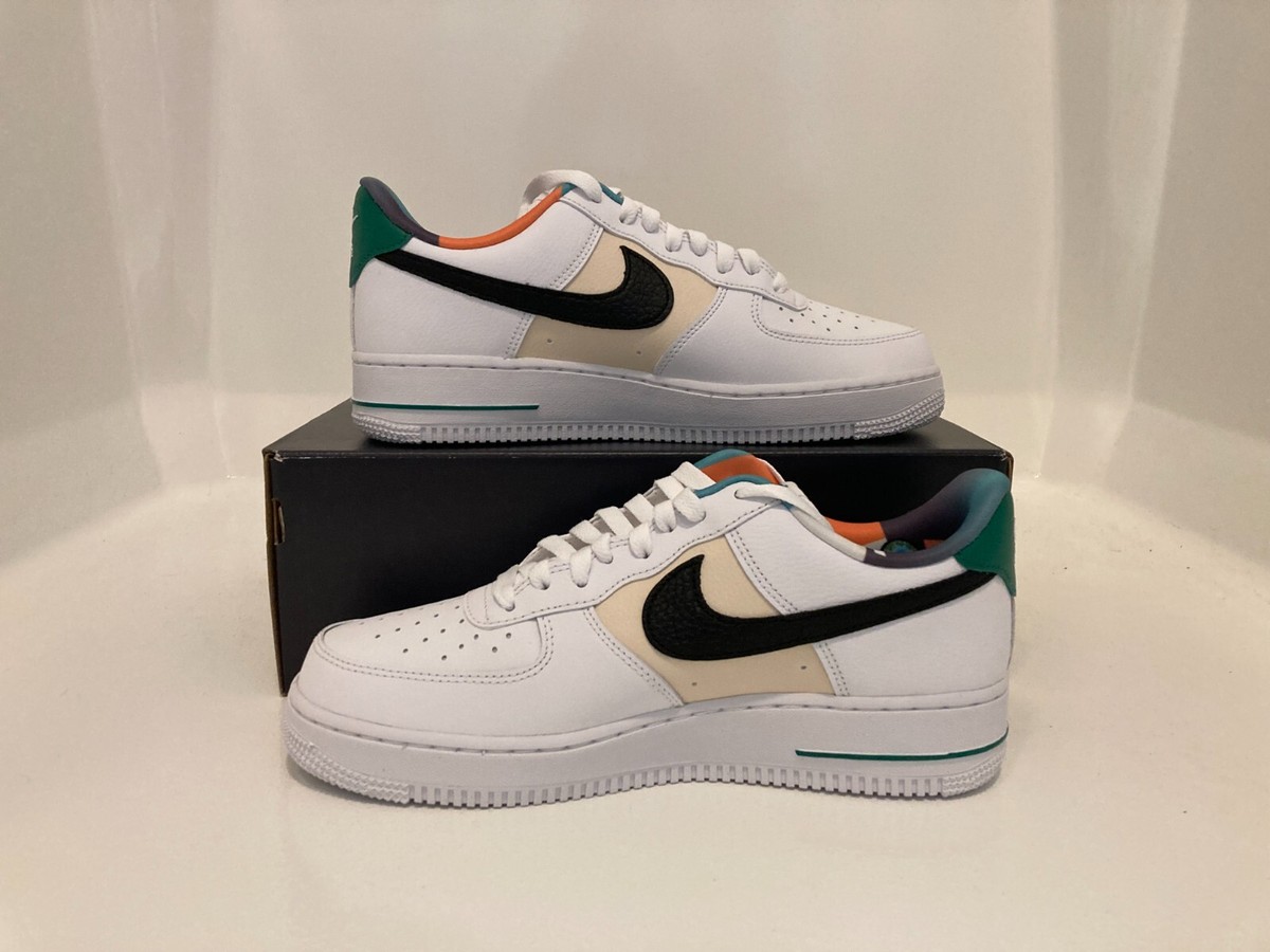 Size 7.5 - Nike Air Force 1 '07 LV8 EMB Low White Malachite Size 7.5 - Nike Air Force 1 '07 LV8 EMB Low White Malachite
