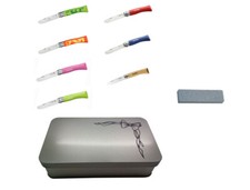 Opinel Kindermesser No7 mit Namensgravur | Geschenkbox "Schleife" | Farbauswahl 