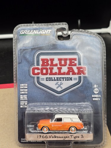 1966 Volkswagen Type 3 Panel Van 1:64 Model - Blue Collar Series 5 - 35120C (8B)