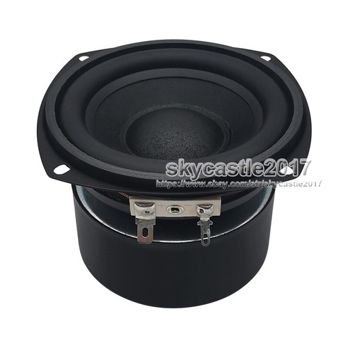 1x 3,7" Zoll 4/6/8 Ohm 30 W HIFI Bass Audio Lautsprecher Stereo Tieftöner Loudspeaker 95 mm - Bild 1 von 9