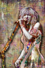 Courtney Love HOLE 16x24in Poster, Hole Cortney Love Tribute Print Free Shipping