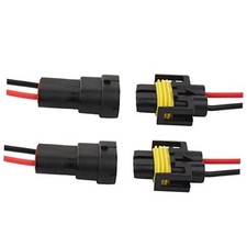 H11 H8 Socket for Lights Bulb Replacement Male Female Wiring Harness Connector