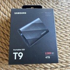 SAMSUNG T9 4TB USB 3.2 Gen 2x2 Portable External Solid State Drive SSD