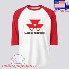 Massey Ferguson Men's Raglan Red Size S-2XL
