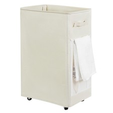 Chrislley 90L Rolling Laundry Basket Large Laundry Hamper with Wheels Collaps...