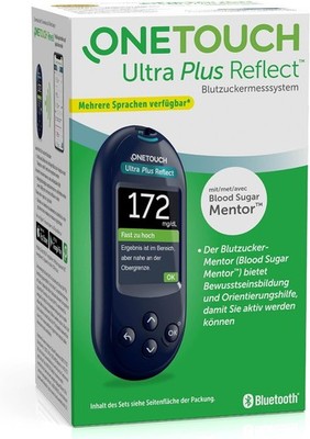 OneTouch Ultra Plus Reflect  Blutzuckermessgerät mg/dl I 1 Messgerät /Neuwertig