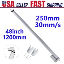 48" Stroke Linear Actuator 56lbs Pound Max Lift 12V Volt DC Motor Fast 30mm/s