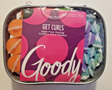 Goody Get Curls Foam Hair Rollers 36 Count Pack 4 Sizes 4 Colors