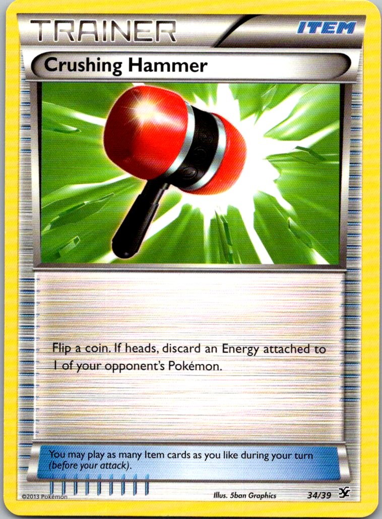 Crushing Hammer 34/39 Kalos Starter Set Pokemon Near Mint