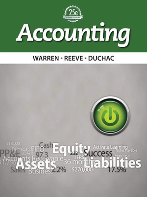 Accounting Fachbuch Cengage Learning Hardcover Englisch von Warren Reeve Duchac