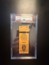 1980 Liberty Matchbook Featuring Pete Rose, Orange, PSA 5