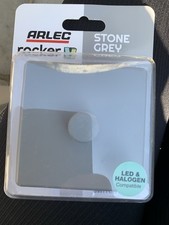Arlec Stone Grey Single Dimmer Switch Rrp £19.99 BNIB
