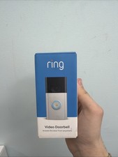 Ring Video Doorbell 2nd Generation 1080p HD WiFi - Satin Nickel - Brand New