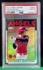 2021 Topps Chrome Shohei Ohtani #86BC-9 1986 Topps Baseball PSA 10 Gem Mint