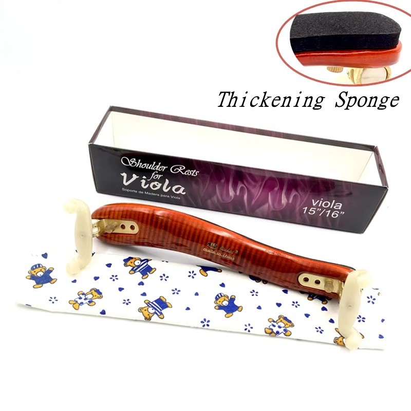 1 item High Quality Adjustable 15''-16'' Viola Maple Shoulder Rest Support