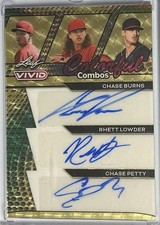 1/1🔥Burns/Lowder/Petty #CCT-3💥2025 Metal⚡️Gold Prizm⚡️Colorful Combos⚡️AUTOS