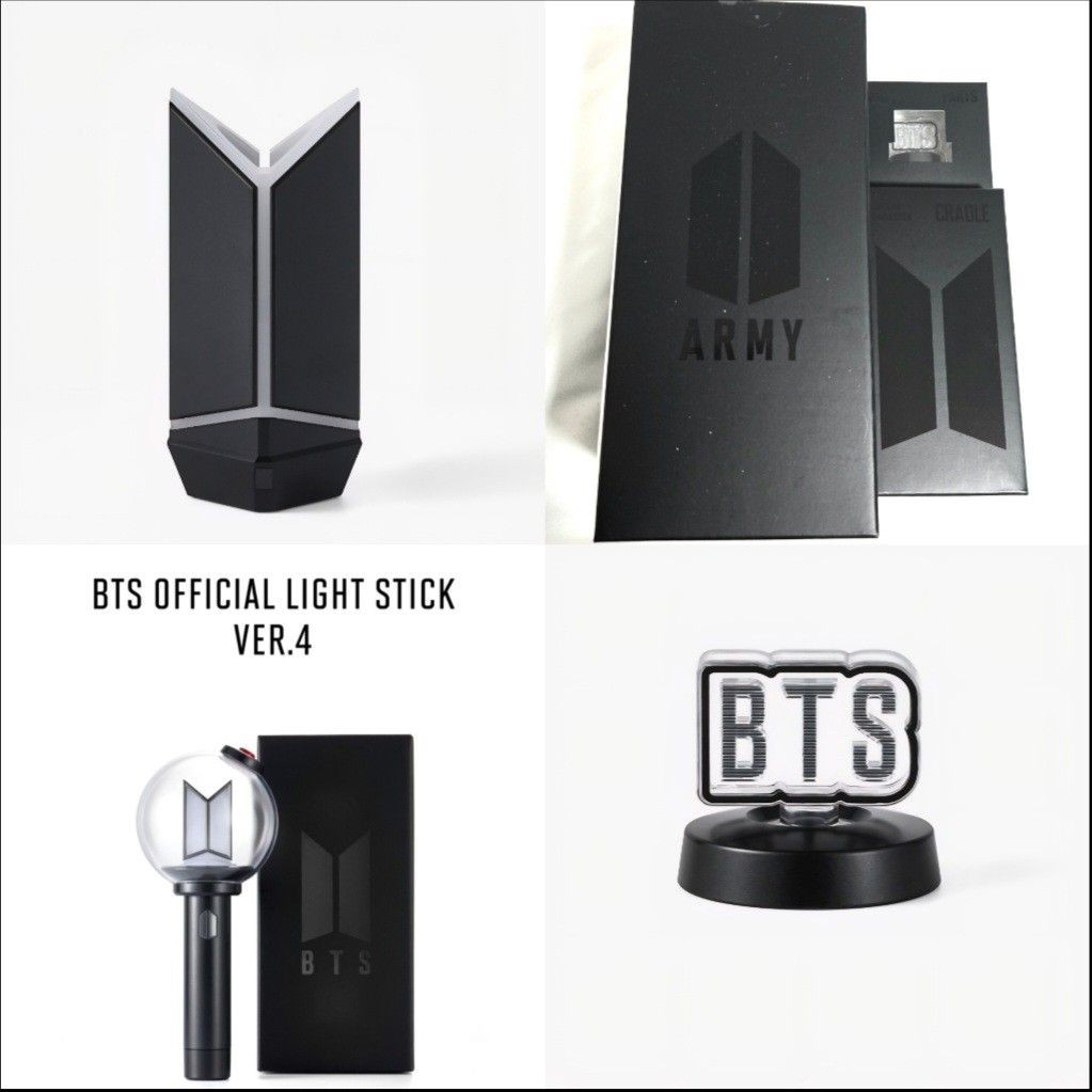 BTS Official Light Stick Ver.4 2026 Set w/ Cradle Parts | eBay