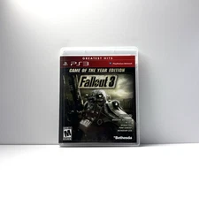 Fallout 3 GOTY PlayStation 3 PS3 Mint Disc CIB With Posters Refurbished & Tested