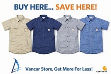 Carhartt Men's Short-Sleeve Button-Down Work Shirt