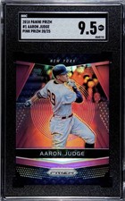 2018 Panini Prizm #1 Aaron Judge PINK PRIZM /25 SGC 9.5 MINT+