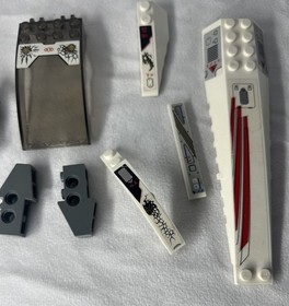 LEGO 9449 Ninjago: Ultra Sonic Raider Parts Pieces Incomplete Set