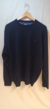 Lighthouse Ireland Navy Blue Wool Blend Mens Sweater Jumper Size Large