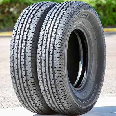 2 Tires ST 205/75R15 107/102M Load D 8 Ply Goodride ST100 Steel Belted Trailer