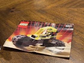 LEGO 6851 Tri‑Wheeled Tyrax (1991) &ndash; Blacktron II &ndash; Complete with Instructions