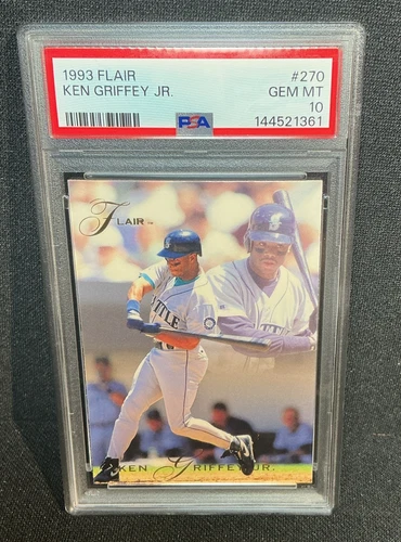 1993 Flair Ken Griffey Jr #270 PSA 10 Seattle Mariners HOF