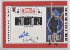 2019 Panini Contenders Draft Picks International Tickets Luka Samanic Auto 01qx
