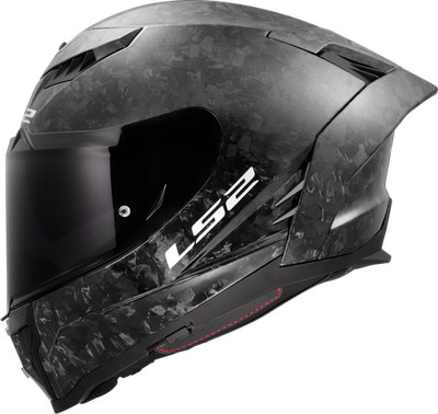 LS2 Integralhelm Dragon Forged Carbon Glanz Motorrad Helm FF807 + dunkles Visier