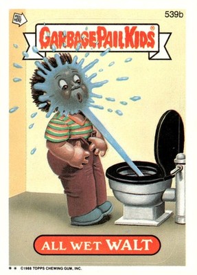 Garbage Pail Kids Topps Series 13 #539b All Wet Walt