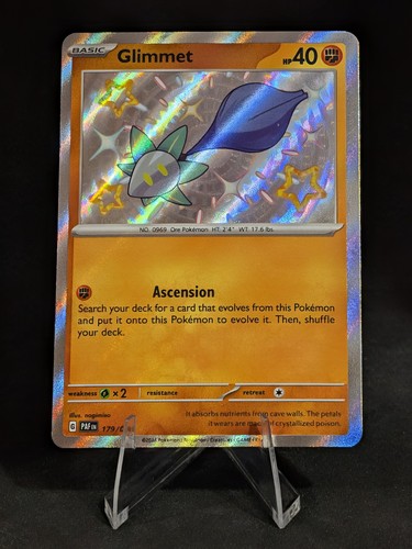 Pokemon Glimmet 179/091 SV: Paldean Fates Holo NM