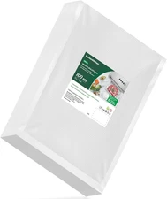 Precut Vacuum Bags 100 Quart 8" X 12", BPA Free, Commercial Grade Textured Food