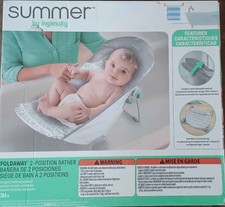 Summer by Ingenuity Foldaway 2-Position Bather Gray White