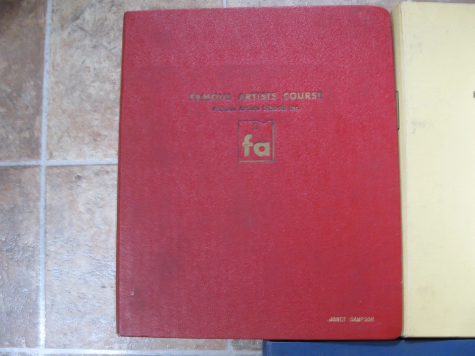 Famous Artists Course 3 Book Set Lessons 1-24 Vintage 1960 FA School USA & Index - Image 2 of 4