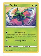 Pokemon Scyther 004/192 Rebel Clash Common NM 2020 Sword & Shield English