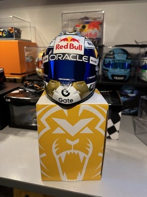 Red Bull Max Verstappen Brazilian GP 2023 Mini Helmet Multicolor