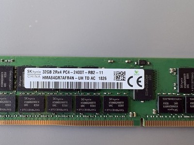 SK Hynix 32GB 2Rx4 PC4-2400T-RB2 - 11 DDR4 ECC Server RAM
