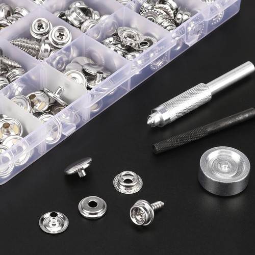 Canvas Snap Kit Marine Grade Stainless Steel Snap Fasteners for DIY Projects - Picture 9 of 10