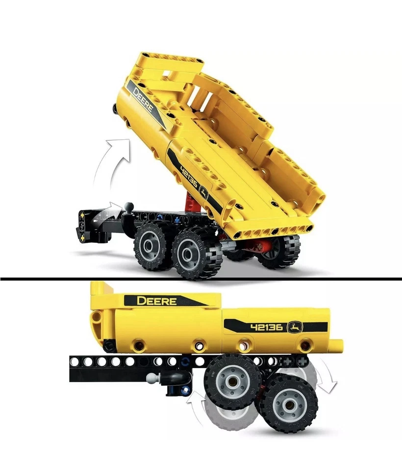 LEGO Technic 42136 Tracteur John Deere 9620R 4WD avec Remorque Basculante Noë - Photo 4/4