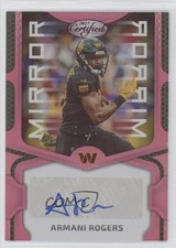 2023 Certified Mirror Signatures Pink 4/75 Armani Rogers #MS100 Auto 1cz3