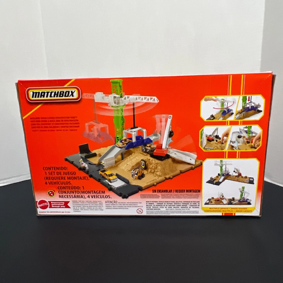 Matchbox Action Drivers Swing & Build Construction Yard - NIB - Image 4 of 4