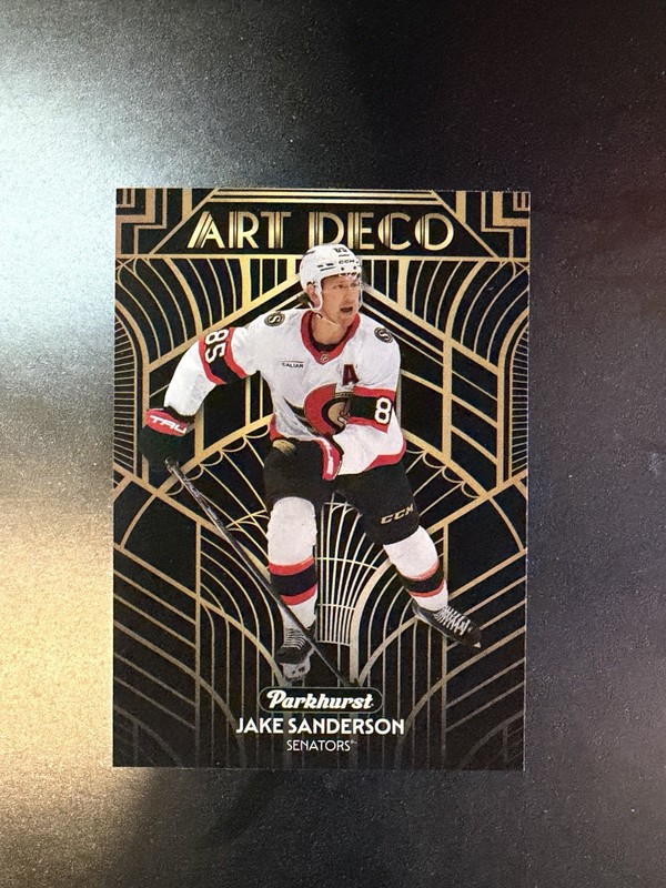 2025-26 Parkhurst Hockey Jake Sanderson Art Deco #AD-5