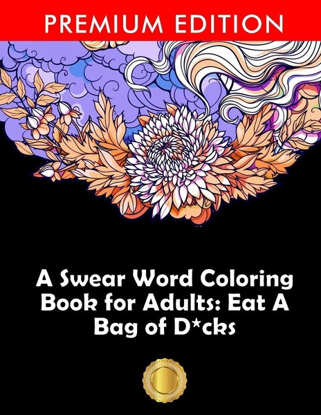 A Swear Word Coloring Book For Adults | Adult Coloring Books (U. A.) | Buch-image