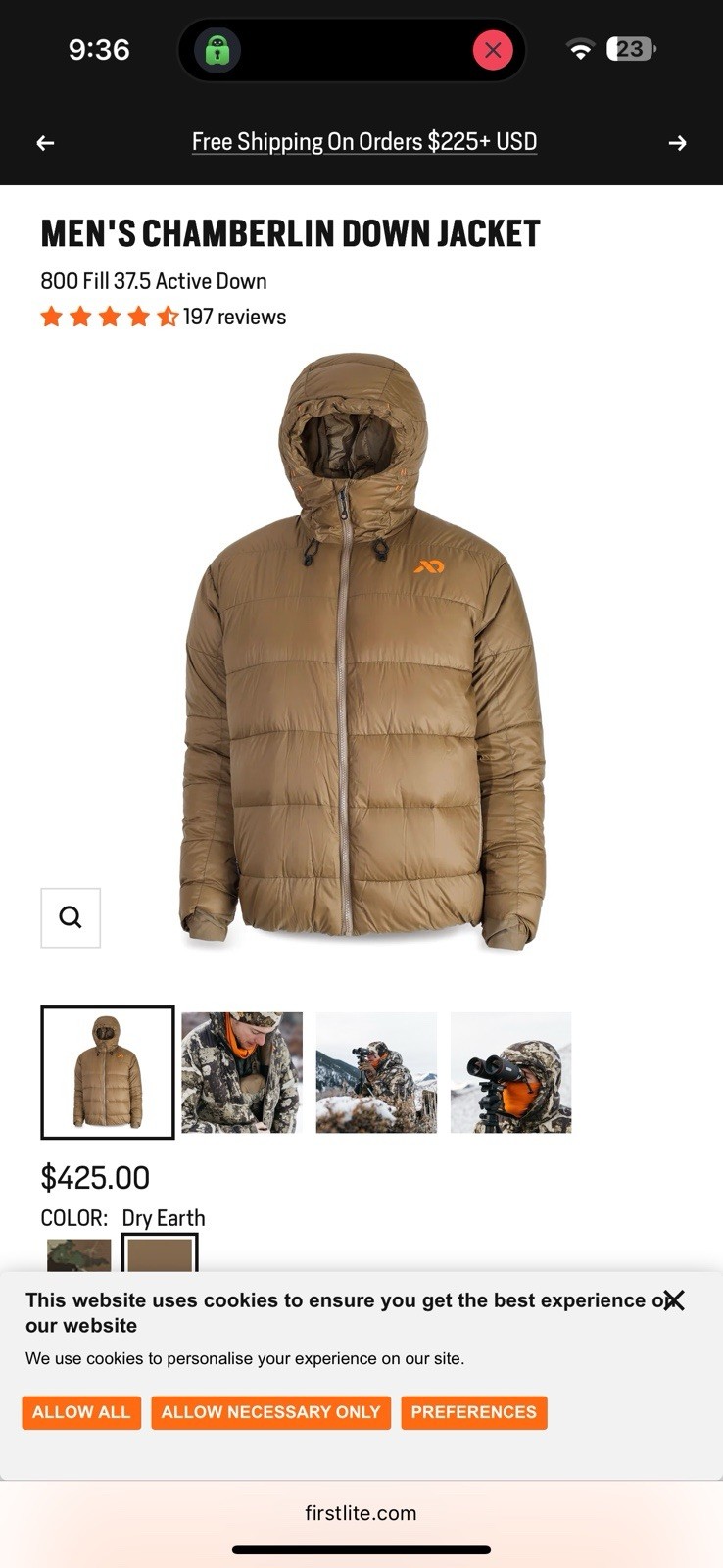 First lite MEN'S CHAMBERLIN DOWN JACKET (Large) - image 17