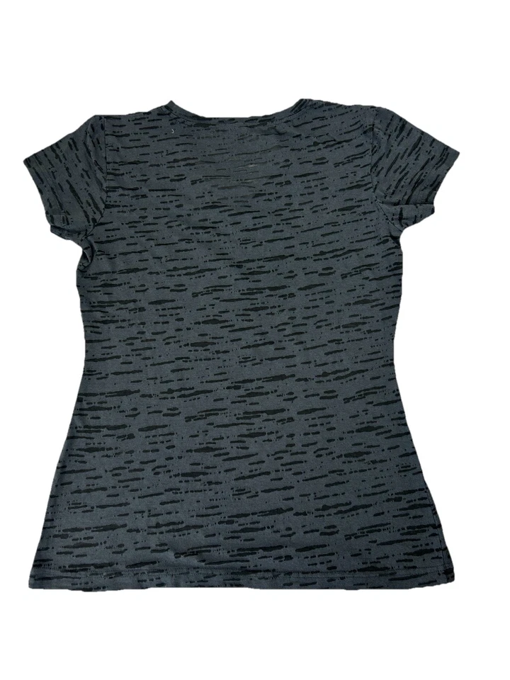 Ropa del equipo de la NFL Baltimore Ravens camiseta para mujer S gris cuello en V camiseta agotada Foto 2 de 4