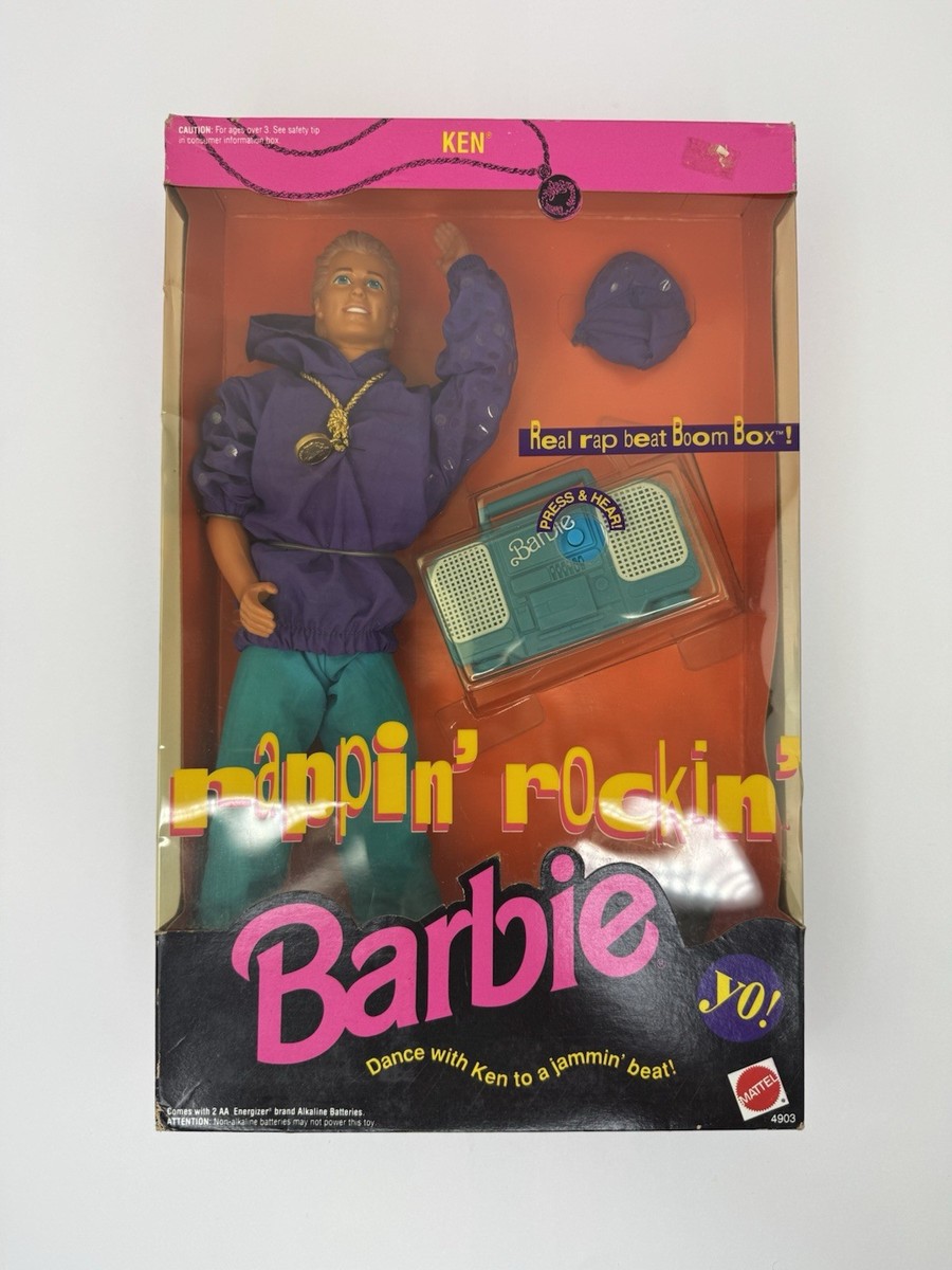 Mattel 1991 Rappin' Rockin' Barbie Ken Doll with Boom Box #4903 | eBay