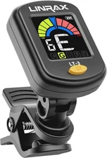 LT-3 Guitar Tuner Rechargeable, Clip On Tuner with LCD Color Display,