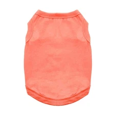 Doggie Design 100% Cotton Dog Tank - Coral